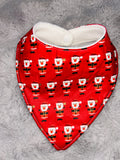 Santa dribble bib
