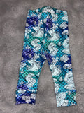 Mermaid princess leggings 3-6 months