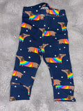 Xmas sausage dog leggings
