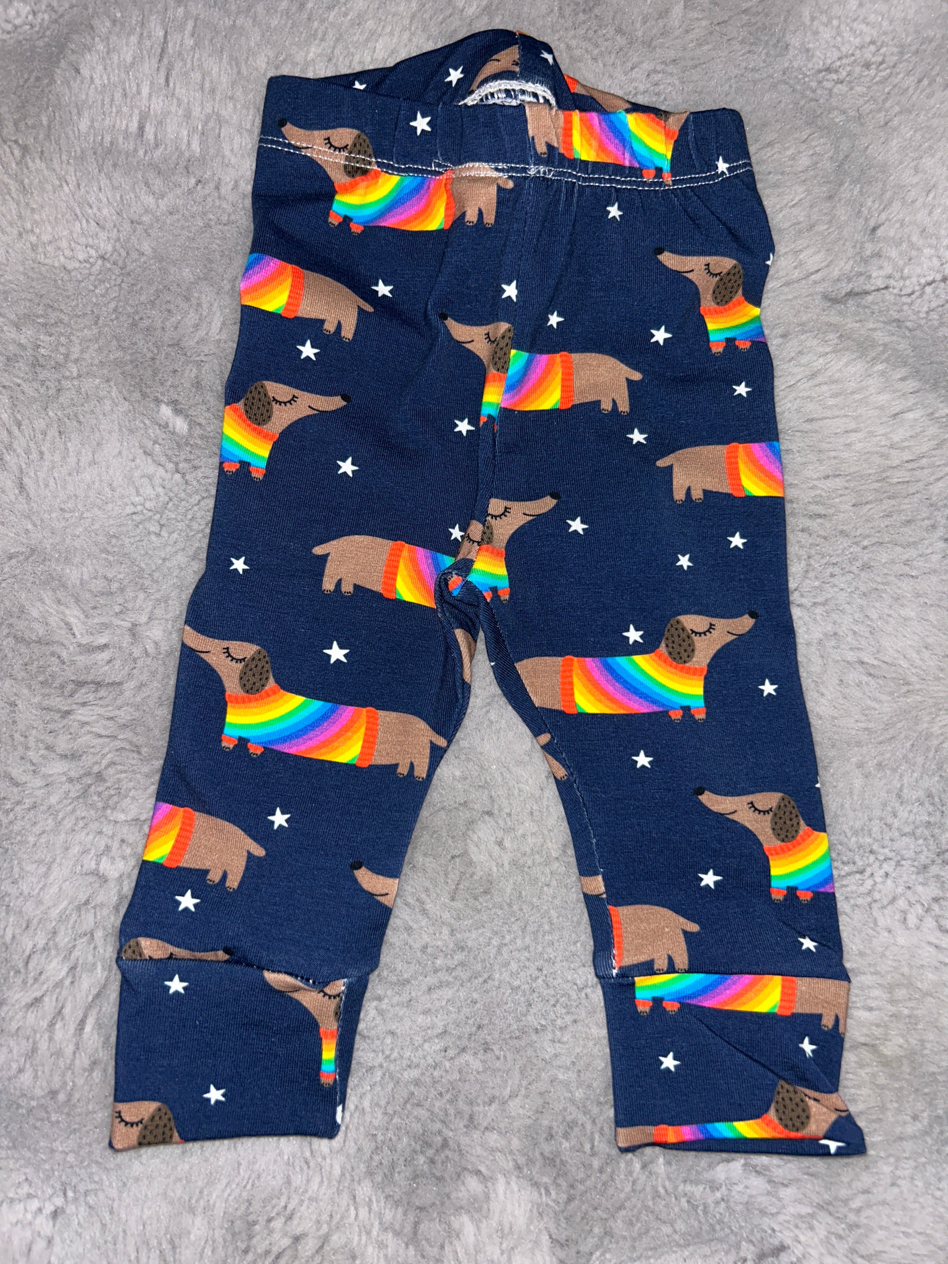 Xmas sausage dog leggings