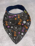 Halloween ghosts dribble bib