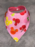 Minnie fruits dribble bib